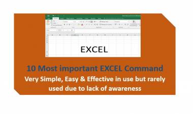10 important EXCEL Command 