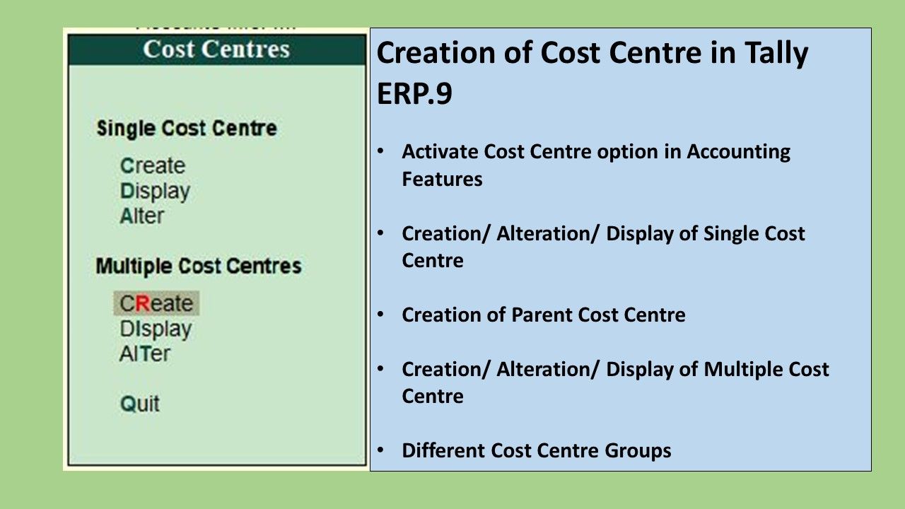 creation-of-single-multiple-cost-centres-in-tally-erp-9-profzilla