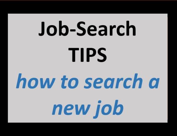 Useful Tips for  a new Job Search 